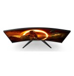 Monitor aoc 31.5" c32g2ze gaming 1ms, 240hzm full hd led negro