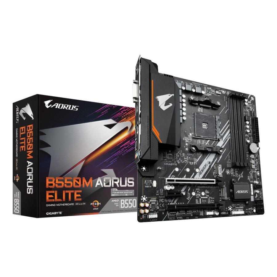 Placa base gigabyte am4 b550m aorus elite m-atx/4xddr4/4xsata6/1xusb 3.2/1xusb 2.0 gab55mael-00-g