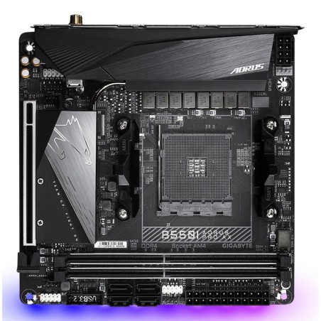 Placa base gigabyte b550i aorus pro ax am4 mitx 2xddr4