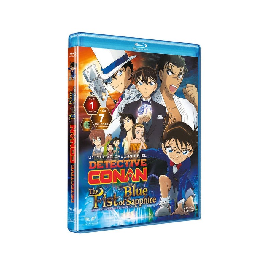 Pelicula detective conan - el puño de zafiro azul blu-ray