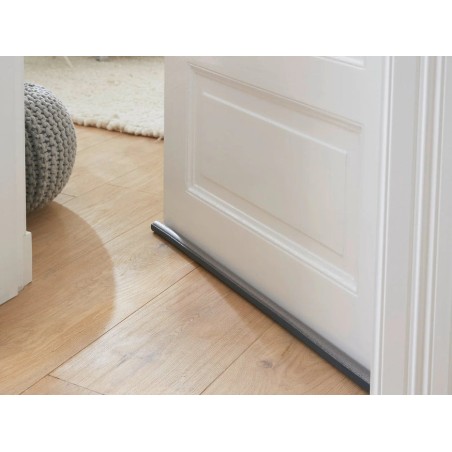 Burlete doble rollo puertas 95cm x 25mm gris tesa