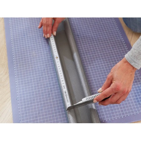 Burlete doble rollo puertas 95cm x 25mm gris tesa