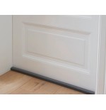 Burlete doble rollo puertas 95cm x 25mm gris tesa