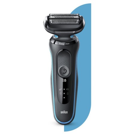 Afeitadora de láminas braun series 5 50-m1000s negro, azul