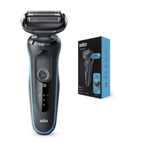 Afeitadora de láminas braun series 5 50-m1000s negro, azul