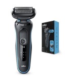 Afeitadora de láminas braun series 5 50-m1000s negro, azul