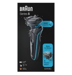 Afeitadora de láminas braun series 5 50-m1000s negro, azul