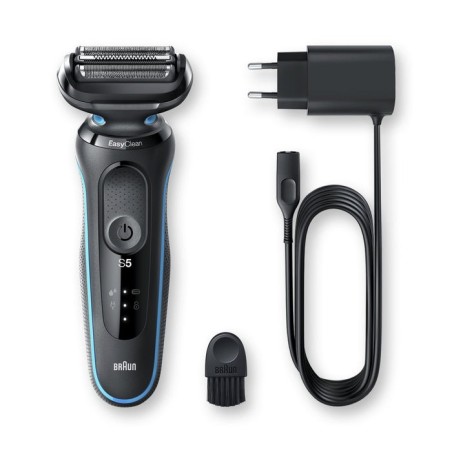 Afeitadora de láminas braun series 5 50-m1000s negro, azul