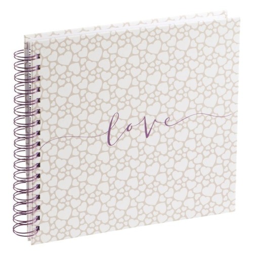 Album hama romance spiral-album 28x24 40 paginas blancas boda 3832