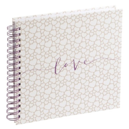 Album hama romance spiral-album 28x24 40 paginas blancas boda 3832