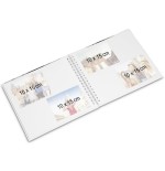 Album hama romance spiral-album 28x24 40 paginas blancas boda 3832