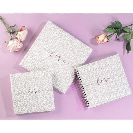 Album hama romance spiral-album 28x24 40 paginas blancas boda 3832