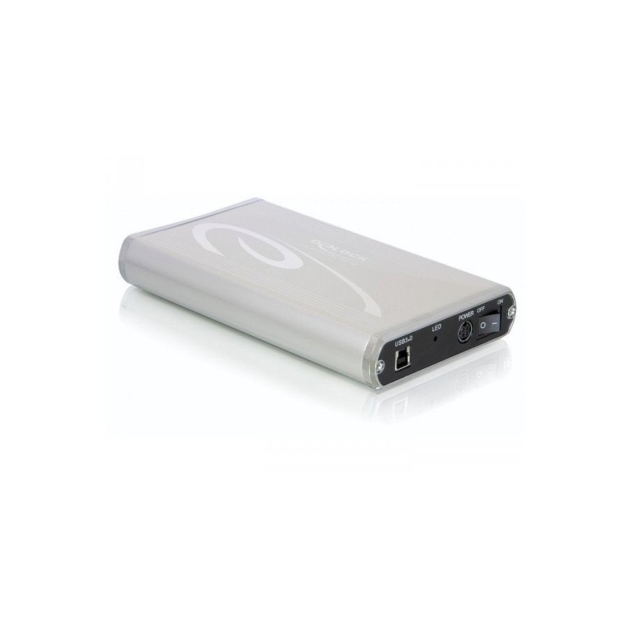 Delock 42478 caja para disco duro externo 3.5" gris