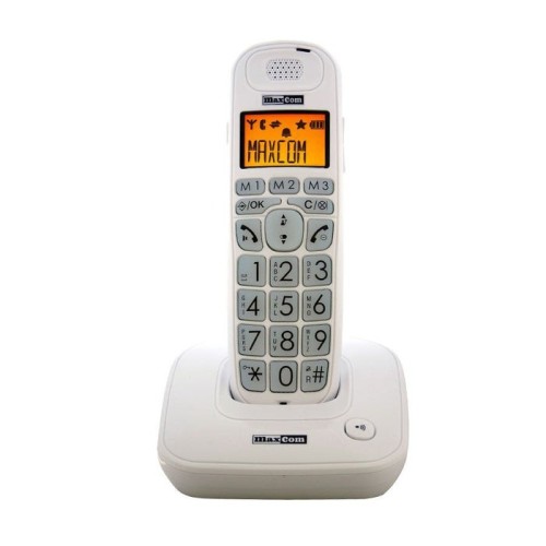 Teléfono inalámbrico maxcom mc6800 blanco