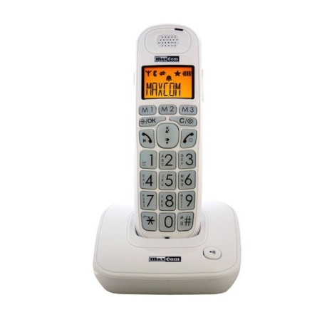 Teléfono inalámbrico maxcom mc6800 blanco