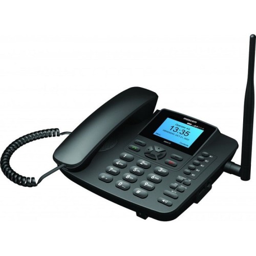 Telefono fijo maxcom fixed phone mm41d negro 4g sim pantalla id. llamadas 1000mah android