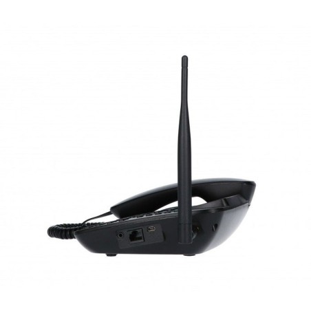 Telefono fijo maxcom fixed phone mm41d negro 4g sim pantalla id. llamadas 1000mah android