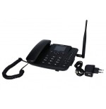 Telefono fijo maxcom fixed phone mm41d negro 4g sim pantalla id. llamadas 1000mah android