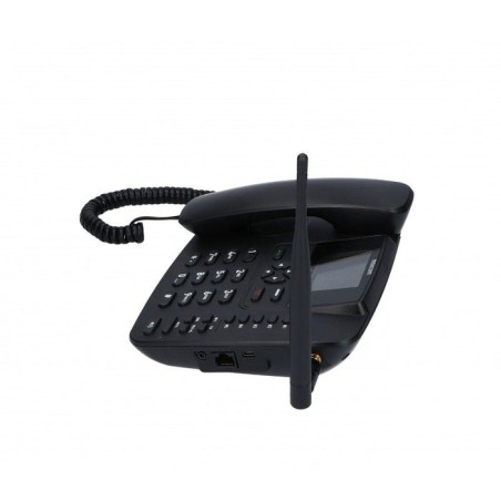 Telefono fijo maxcom fixed phone mm41d negro 4g sim pantalla id. llamadas 1000mah android