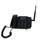 Telefono fijo maxcom fixed phone mm41d negro 4g sim pantalla id. llamadas 1000mah android