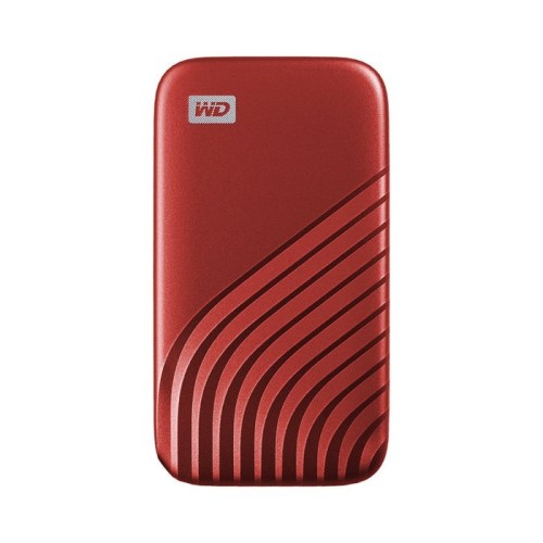 Disco externo ssd western digital my passport 2tb usb-c - color rojo