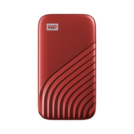 Disco externo ssd western digital my passport 2tb usb-c - color rojo