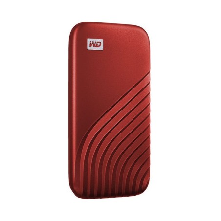 Disco externo ssd western digital my passport 2tb usb-c - color rojo