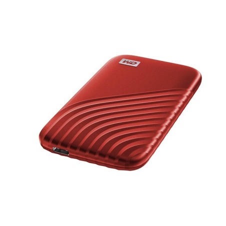 Disco externo ssd western digital my passport 2tb usb-c - color rojo