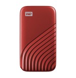 Disco externo ssd western digital my passport 2tb usb-c - color rojo