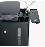 Cafetera  severin ka 4814 combinada molinillo integrado, 1000 w, negro, acero inoxidable