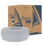 Bobina de cable rj45 utp phasak phr 6301 cat.6 305m gris