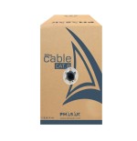 Bobina de cable rj45 utp phasak phr 6301 cat.6 305m gris
