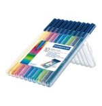 Staedtler rotulador punta de fibra triplus color estuche 10 unidades