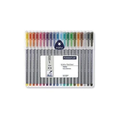 Staedtler rotulador punta de fibra triplus color estuche 20 unidades