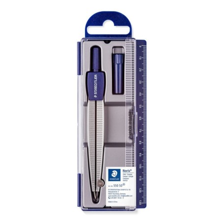 Staedtler compás escolar noris 550 con tubo de minas