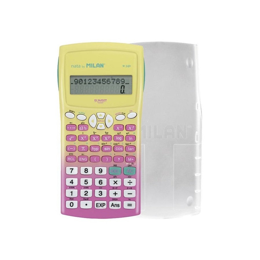 Milan calculadora científica m240 sunset blister rosa