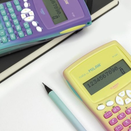 Milan calculadora científica m240 sunset blister rosa