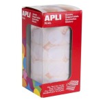 Apli gomets redondos 20mm rollo blancos