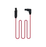 Nanocable cable datos sata acodado con anclajes 0.50m - rojo