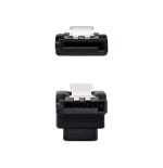 Nanocable cable datos sata acodado con anclajes 0.50m - rojo