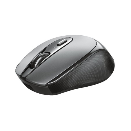 Ratón inalámbrico trust zaya 23809 black óptico rf 2.4ghz 1600dpi max 4 botones -bat.recargable puerto usb tipo-c