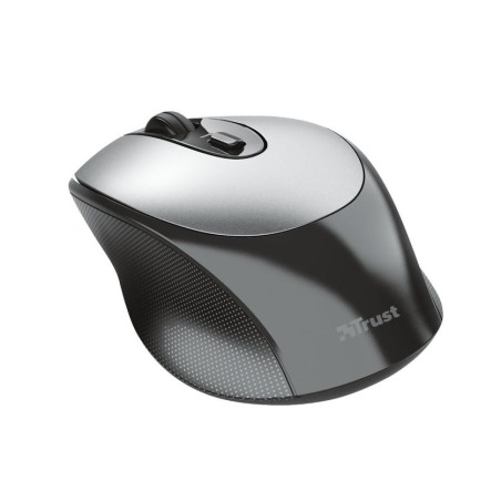 Ratón inalámbrico trust zaya 23809 black óptico rf 2.4ghz 1600dpi max 4 botones -bat.recargable puerto usb tipo-c