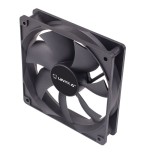 Unykach ventilador 12cm negro  incluye p4 con control de temperatura