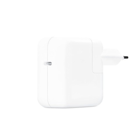 Adaptador de corriente apple usb tipo c 30w para iphone ipad macbook air 13'