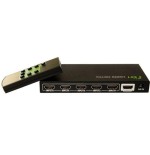 Techly hdmi switch 4k, uhd, 3d, 5 entradas hdmi, control remoto