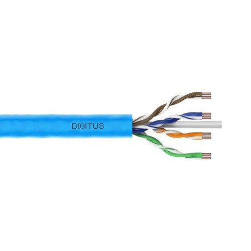 Cable cat.6a u/utp 500mhz dca drum sx azul 500m
