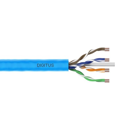 Cable cat.6a u/utp 500mhz dca drum sx azul 500m