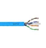 Cable cat.6a u/utp 500mhz dca drum sx azul 500m