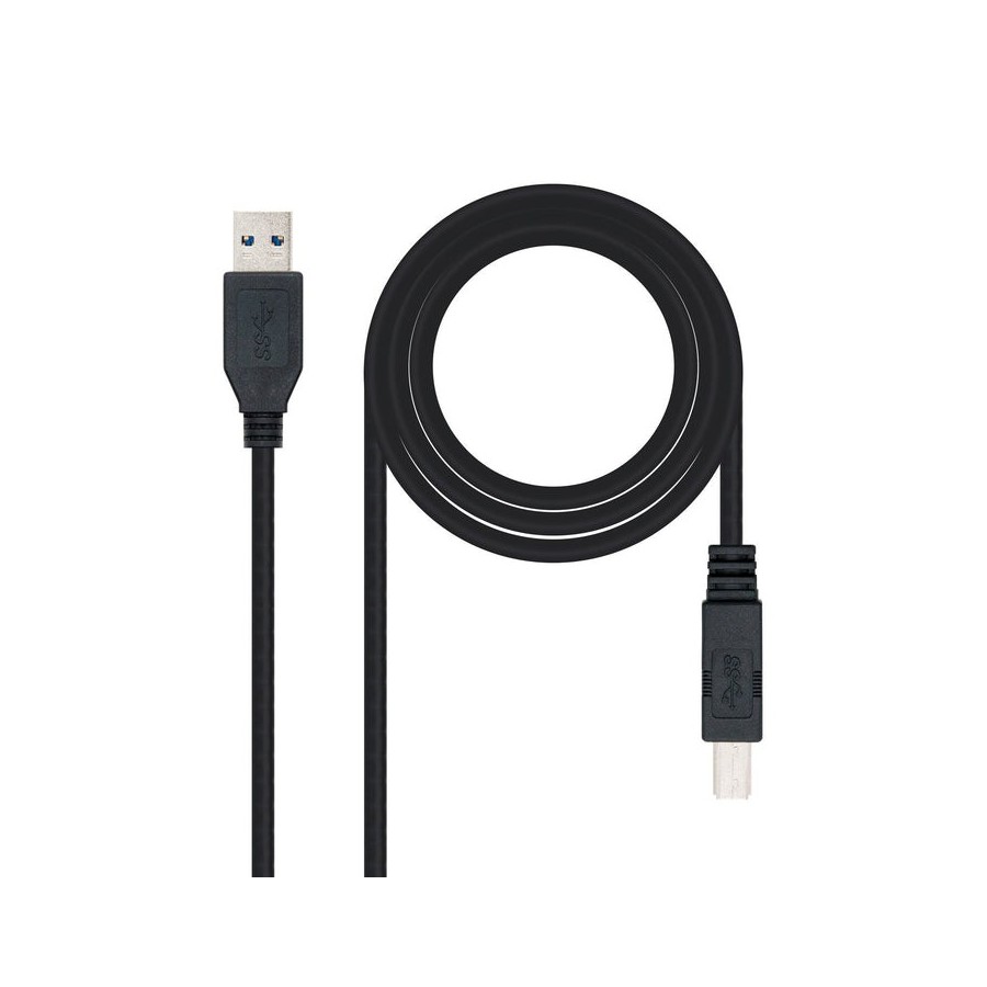 Nanocable cable de impresora usb-a 3.0 macho a usb-b macho 2m