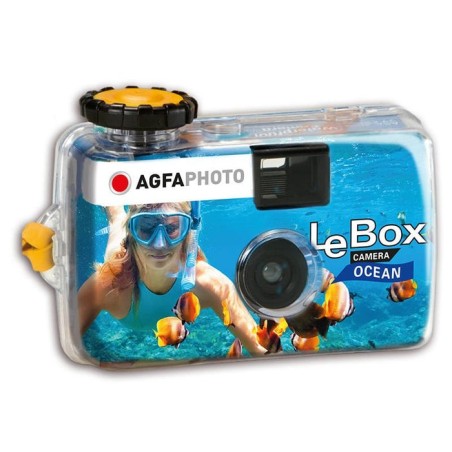 Agfa photo lebox 400 cámara desechable 27 fotos ocean